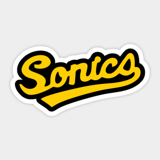 Seattle Sonic Best Logo Sticker